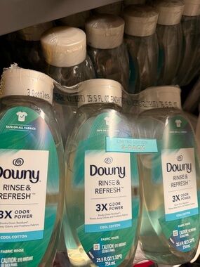 Downy retired Spent Rinse & Refresh Fabric Rinse - Cool Cotton (Clear) 3-Pack